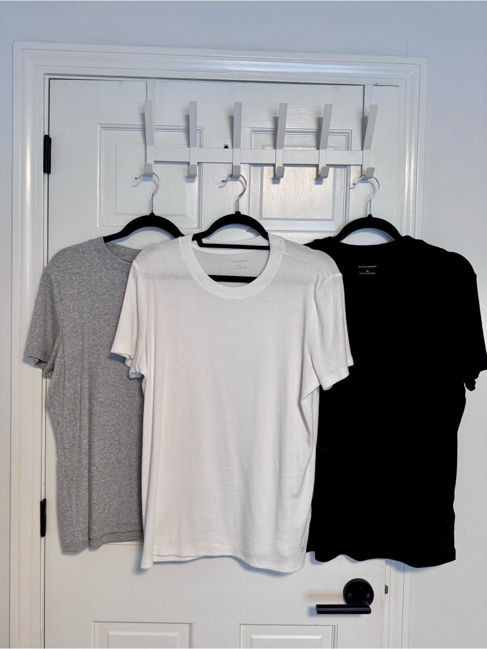 Banana Republic | Short Sleeve Crew Tee Bundle - White, Gray, Black - NWOT